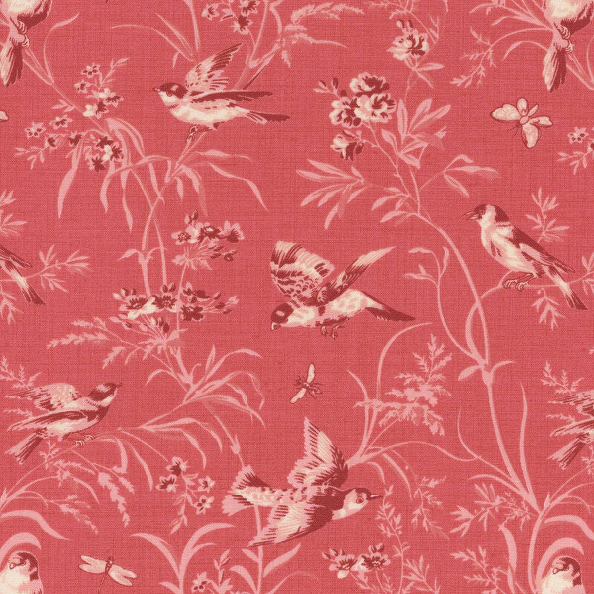 Antoinette Faded Red Birds