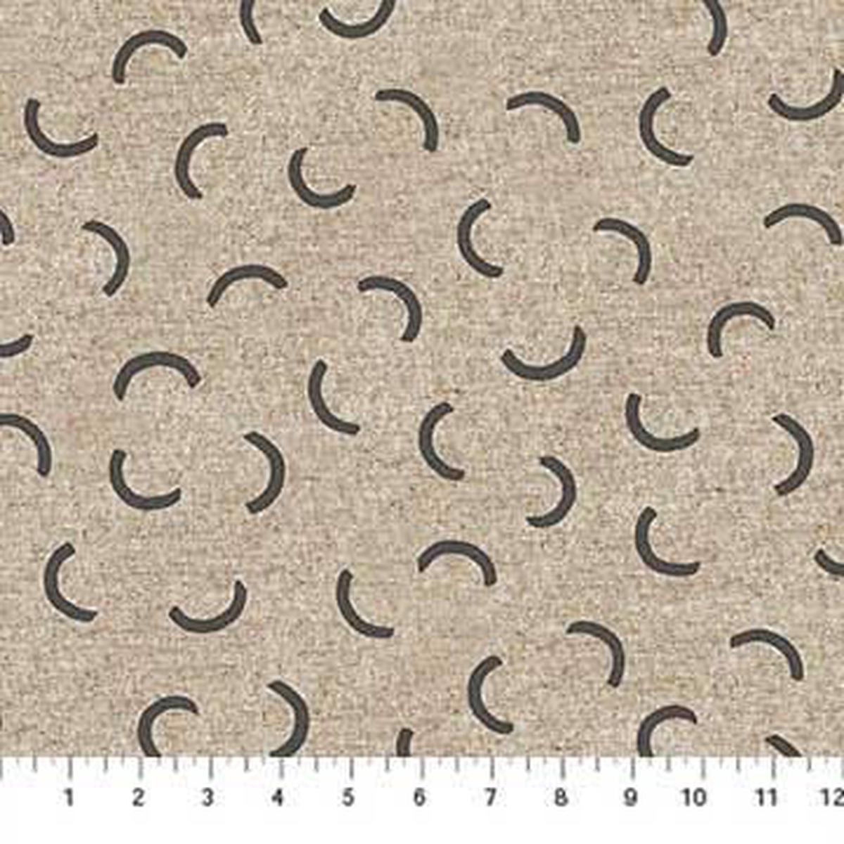 Linen/Cotton Canvas: Grey c