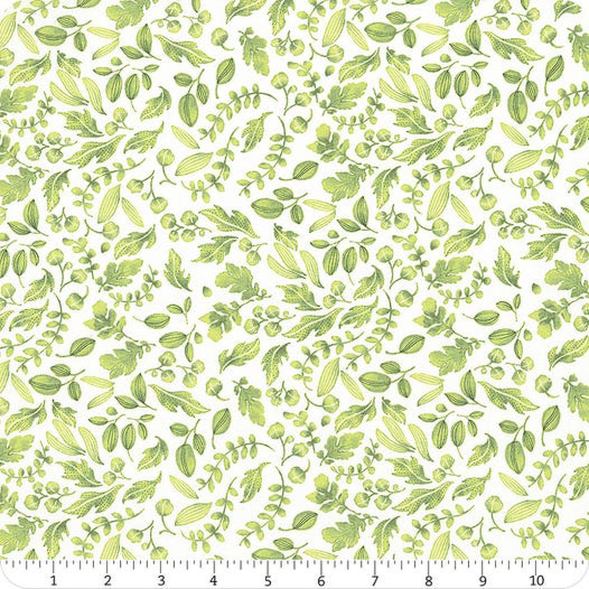 Wild Blossoms Cream Sunlit Leaves