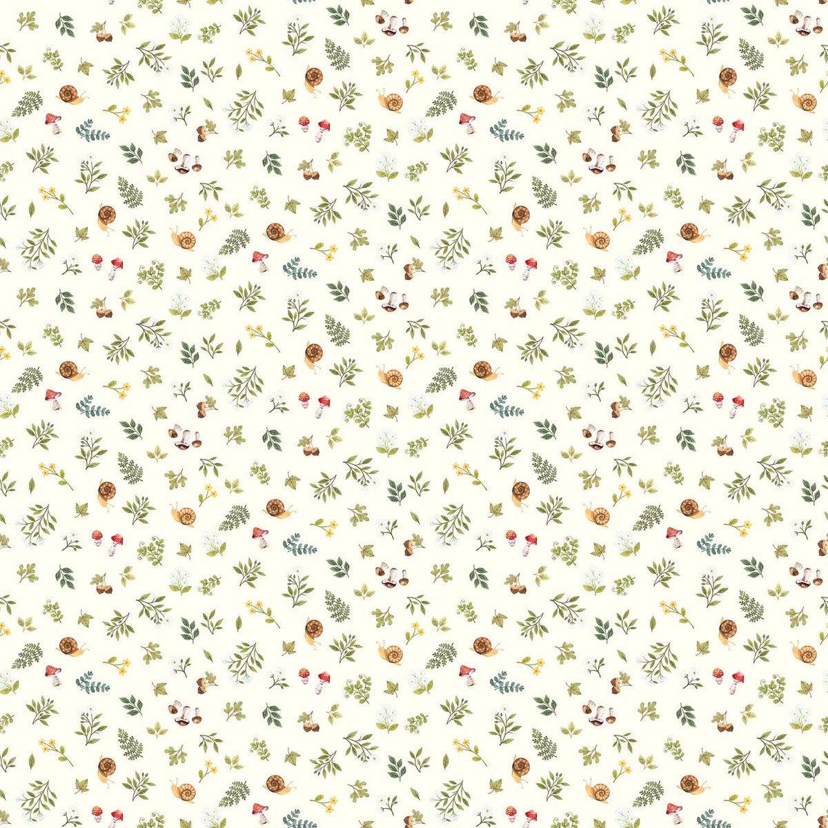 Woodland Babes Tiny Toss Cream Multi